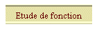 Etude de fonction